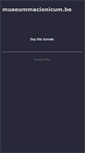 Mobile Screenshot of museummacionicum.be